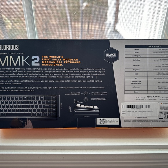 Glorious GMMK2 60% Keybored - Picture 2 of 3